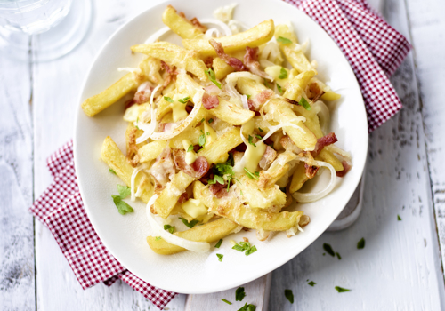 Schweizer Hüttenkäse mit 1.2.3 Frites Original