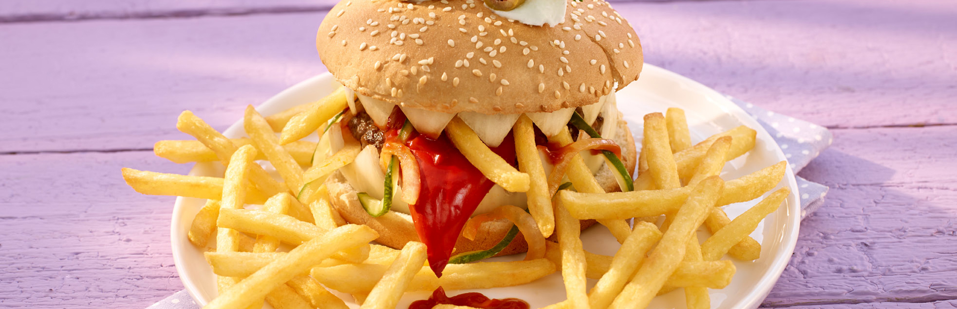 Burgermonster mit Golden Longs