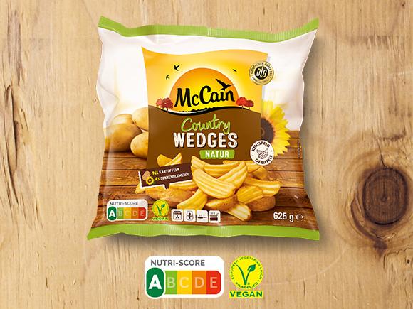 McCain Country Wedges Natur 625g